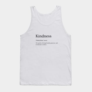 Kindness | Motivation | Minimalist Tank Top